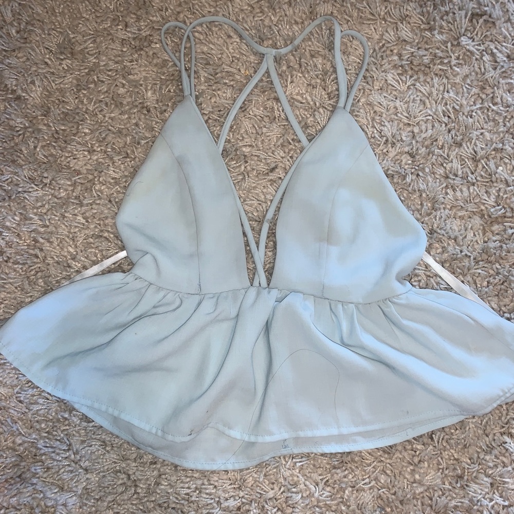 Babydoll urban outfitters Crop Top